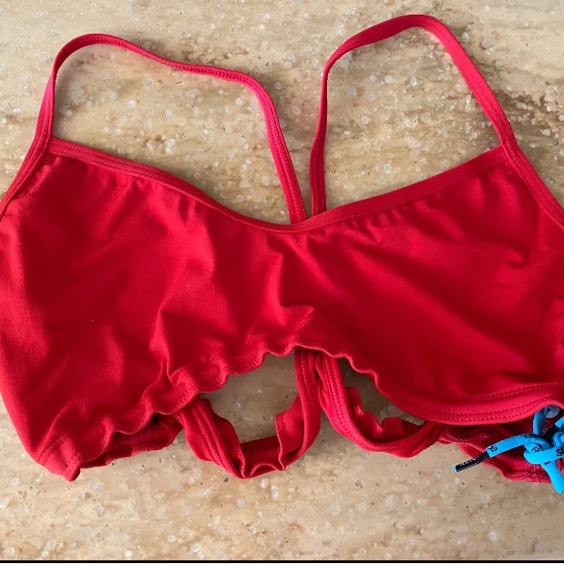 Jolyn Red Bikini Top